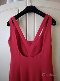 Abito lungo vintage rosso