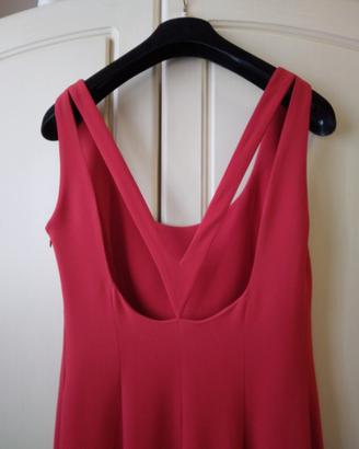 Abito lungo vintage rosso