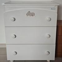 Culla e Fasciatoio AZZURRA DESIGN 