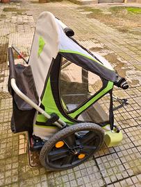 e mountain bike e carrello