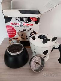 Bialetti Mukka Express Moka Cappuccino Bianco/Nero