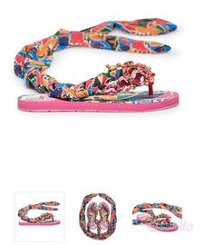 scarpe infradito Foulard new Baroque sandali