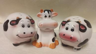 Sale, pepe e stuzzicadenti ceramica country