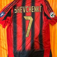 Maglia Shevchenko 7 Milan 04/05 ucl patch