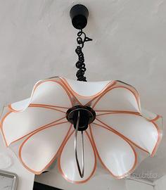 lampadario vetro estensibile