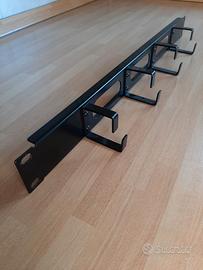 Pannello passacavi per armadi rack 19" 1U