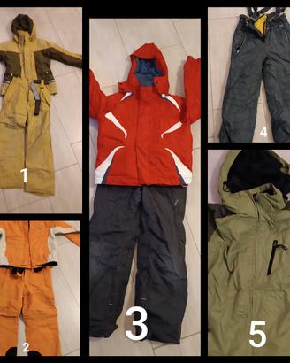 abbigliamento bambino tecnico sci