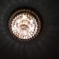 Lampadario plaffoniera pendenti cristallo