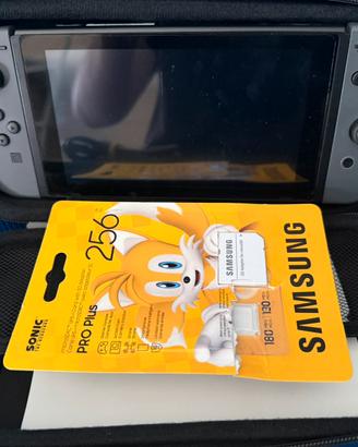 Nintendo switch + micro sd da 256 gb
