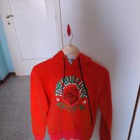 felpa con cappuccio 100% cotone