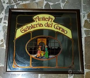 Quadro a specchio Antica Gelateria del Corso