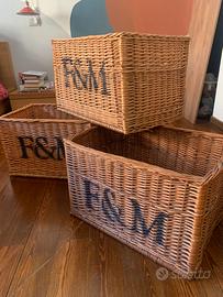 Ceste vimini Fortnum & Mason