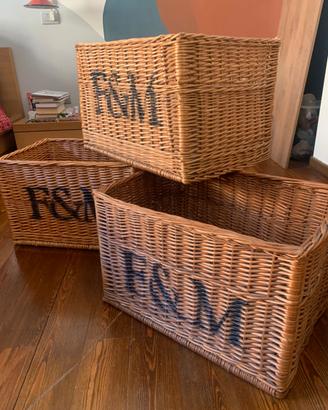 Ceste vimini Fortnum & Mason