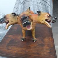 cane a tre teste vintage 