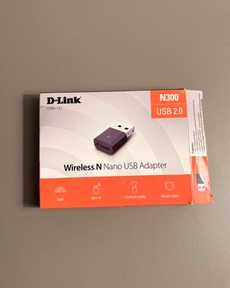Adattatore Wi-Fi USB Nano D-Link DWA-131 N300