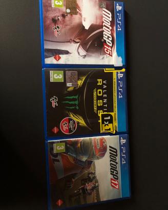 Valentino Rossi The Game e Moto GP 15 e 17 per ps4