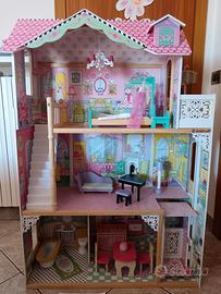 casa delle bambole in legno kidkraft