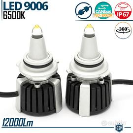 Kit LED 9006 al Quarzo 360° Lampadine Potenti 6500