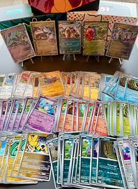 Lotto Carte Pokemon 50 pz Reverse Cronoforze+Ex