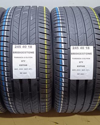 4 GOMME 245 40 18 BRIDGESTONE 2024 RIF4681