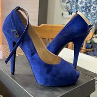 Décolleté blu elettrico