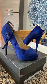 Décolleté blu elettrico