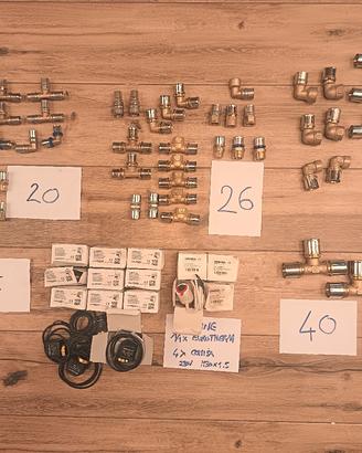 Raccordi idraulici multistrato e testine