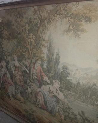 Dipinto in tela stile Arazzo con immagini del 700