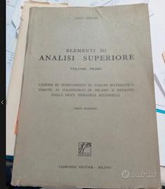 elementi di analisi superiore vol. 1