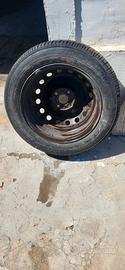 ruota completa fiat punto