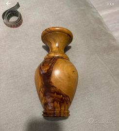 Vaso in legno di Olivo Naturale