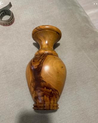 Vaso in legno di Olivo Naturale