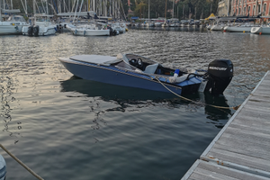 Barca da corsa catamarano