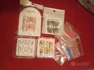 4 CONFEZIONI PRESS-ON TAGLIA S + KIT APPLICAZIONE