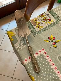 Paletta x dolci in argento vintage decorata