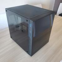 Case PC ATX Cube con vetro temperato