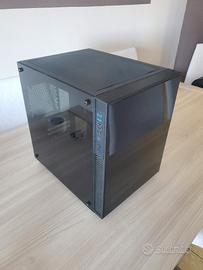 Case PC ATX Cube con vetro temperato
