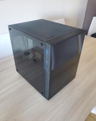 Case PC ATX Cube con vetro temperato