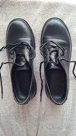 Scarpe donna stringate nere platform basse N. 38