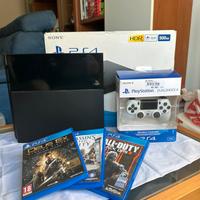 PS4 500GB + 3 Giochi + Pad Originale