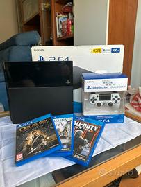 PS4 500GB + 3 Giochi + Pad Originale