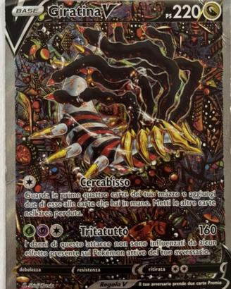 Pokemon Giratina V Alt art 186/196 origine perduta
