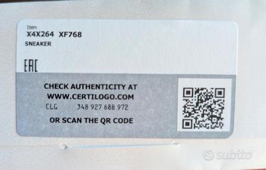 sneakers emporio armani bianche