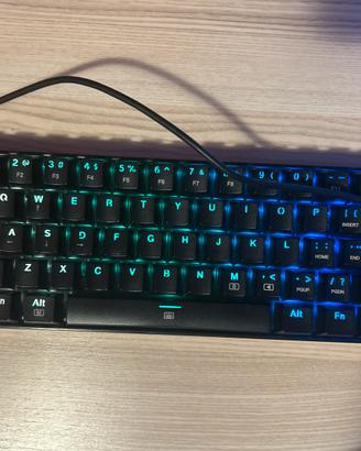 Tastiera meccanica 60% switch rossi