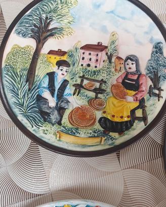 Piatti Decorativi ceramica artigianale