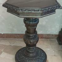 Tavolino in legno massiccio vintage