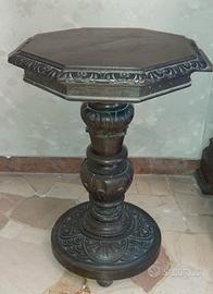 Tavolino in legno massiccio vintage