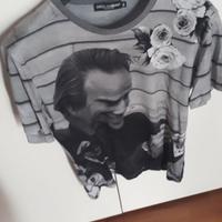 T-shirt Dolce&Gabbana 1^ linea uomo, grigio chiaro