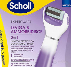 Scholl Velvet 2in1 Leviga e Ammorbidisce, Sistema 