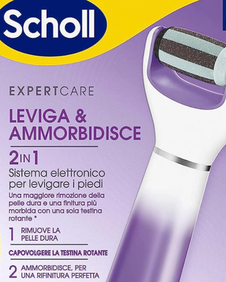 Scholl Velvet 2in1 Leviga e Ammorbidisce, Sistema 